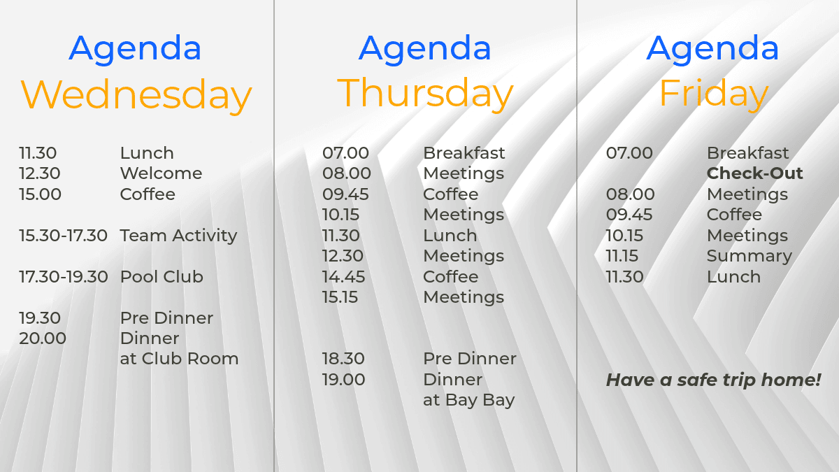 Agenda